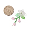 Glass Beaded Pendants PALLOY-MZ01156-01-2