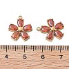 304 Stainless Steel Micro Pave Cubic Zirconia Charms STAS-Z121-43A-G02-2