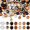 140Pcs 7 Styles Resin & Wood & ABS Plastic European Beads Sets OPDL-ME0001-02-1
