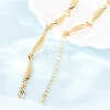 Women's Brass Necklaces NJEW-Z113-01G-3