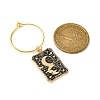 Tarot Cards Alloy Enamel Wine Glass Charms AJEW-JO00206-3