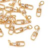 SHEGRACE Brass Micro Pave Clear Cubic Zirconia Charms XGRQ4N510-726G-1
