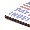 Independence Day Density Board Wooden Wall Ornament Doorplate Pendants HJEW-C004-07-3