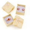 Square Paper Jewelry Gift Boxes with Bowknot CON-TAC0010-80D-11