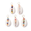 Natural Shell Pendants PALLOY-JF02693-1