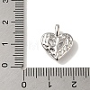 Brass Micro Pave Cubic Zirconia Pendants KK-K371-04P-3