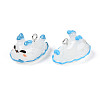 Sea Animal Theme Opaque Resin Pendants RESI-D071-04F-2