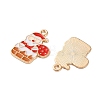 Alloy Enamel Pendants X1-ENAM-I061-01KCG-16-2
