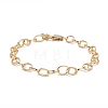 Brass Cable Chain Bracelet BJEW-JB07079-1