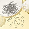 Tarnish Resistant 304 Stainless Steel Open Jump Rings X-STAS-J013-10x1mm-01-5
