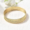 7Pcs 201 Stainless Steel Bangles for Women BJEW-Z151-04G-01-2