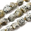 Raw Rough Natural Seaame Jasper Beads Strands G-Z087-B03-2