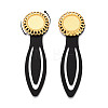 Alloy & Iron Bookmark Cabochon Settings PALLOY-N184-01G-4