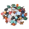 Mixed Gemstone Pendants G-MSMC002-1-1