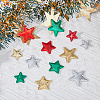 120Pcs 12 Style Christmas Star Non-woven Fabric Ornament Accessories DIY-FH0005-71-5