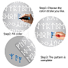 Stainless Steel Cutting Dies Stencils DIY-WH0238-021-4
