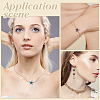 60Pcs 4 Colors Glass Beads GLAA-ME0001-39-5