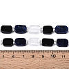Natural Obsidian & Sodalite & Quartz Crystal Beads Strands G-N358-02A-02-5