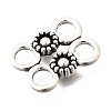 Tibetan Style Alloy Links Connector Charms FIND-D042-07B-AS-2