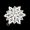 Shell Pearl & Glass Seed Beaded Pendants PALLOY-MZ01433-2