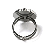 304 Stainless Steel Open Cuff Rings STAS-Z060-17P-3