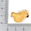 Handmade Gold Foil Lampwork Pendants LA-CBAD4D2-01A-4