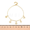 Brass Charm Bracelets BJEW-F545-01D-G-4