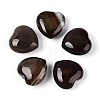 Natural Agate(Dyed & Heated) Heart Stones G-N0325-11-07-1