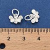 925 Sterling Silver Bees Charms STER-P071-03S-4