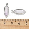 Natural Amethyst Faceted Double Terminal Pointed Pendants G-G181-05P-02-3