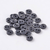 2-Hole Flat Round Resin Sewing Buttons for Costume Design BUTT-E119-14L-01-1