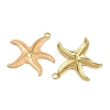 304 Stainless Steel Enamel Pendants STAS-L290-12G-2