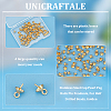 Unicraftale 80Pcs 201 Stainless Steel Cup Pearl Peg Bails Pin Pendants STAS-UN0054-52-5