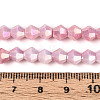 Anti-Tarnish Electroplate Bicone Glass Beads Strands EGLA-T021-6mm-16-02-4