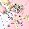 60Pcs 15 Colors Handmade Polymer Clay 3D Flower Plumeria Beads CLAY-FS0001-39-8