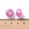 Pearlized Resin European Beads RESI-M001-01G-3