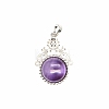 Natural Amethyst Pendants PW-WG90859-05-1