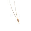 304 Stainless Steel Enamel Pendant Necklaces WG17FE6-01-2