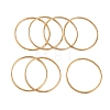 7Pcs PVD Vacuum Plating 304 Stainless Steel Bangles Set for Women BJEW-A011-09D-G-2