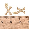 304 Stainless Steel with Crystal Rhinestone Charms RB-CBA5270-11G-X-3