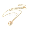 Colorful Cubic Zirconia Constellation Pendant Necklace LS-NJEW-H166-01L-1