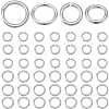 60Pcs 2 Styles 925 Sterling Silver Open Jump Rings STER-BBC0006-21-1