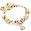 Heart Alloy with Crystal Rhinestone Charm Bracelets FS-WG8E942-01-4
