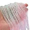 Transparent Painted Glass Beads Strands X-DGLA-A034-T3mm-A23-2