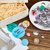 Plastic & Iron Button Finding Sets DIY-DC0004-36-4