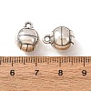 Tibetan Style Alloy Charms AL-CBA5212-15AS-3