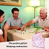 Printed Plastic Chinoiserie Mahjong Card Protector Cover AJEW-WH0709-445B-5