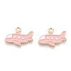 Alloy Enamel Pendants PALLOY-S133-010B-1