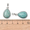 Natural Amazonite Pendants GG-CBA0251-08B-P-3