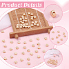 60Pcs Long-Lasting Plated Brass Beads KK-BBC0024-79-6